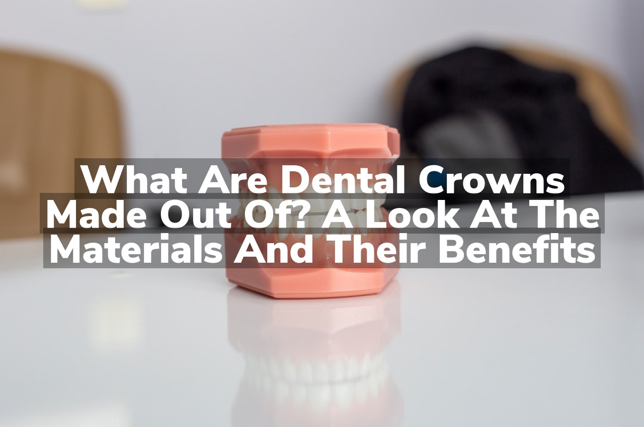 What Are Dental Crowns Made Out Of? A Look at the Materials and Their Benefits